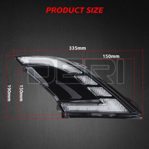 LH+RH LED DRL Daytime Running Light Turn Signal Lamp For Honda Accord 2023-2024 - Picture 4 of 17