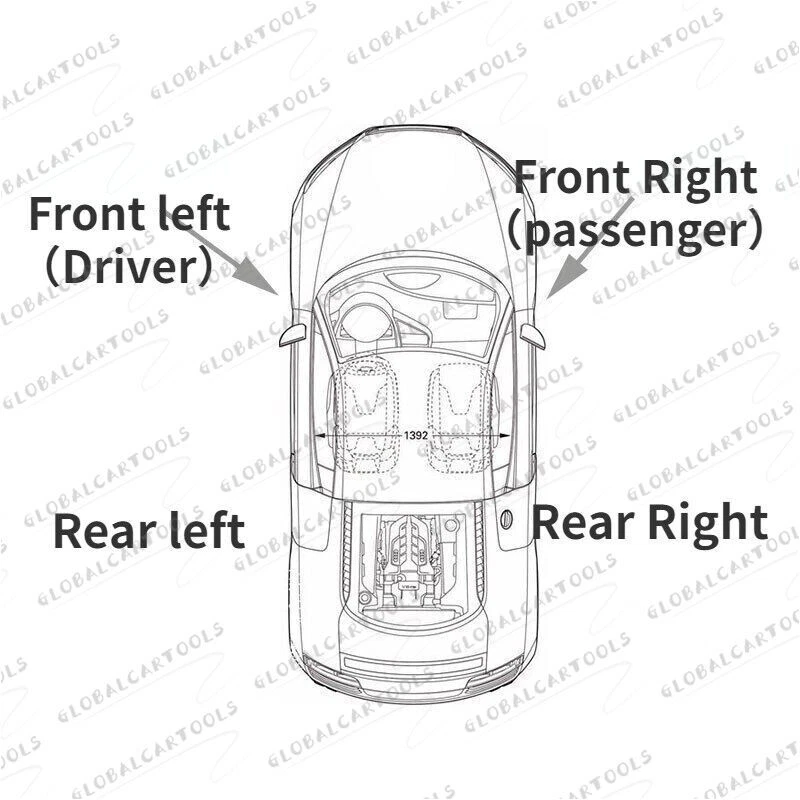 Outside Outer Door Handle For Hyundai Elantra 2004 2005 2006 2007 2008 2009 2010 - Image 2 of 4