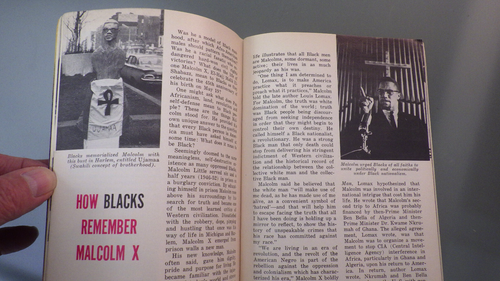 Vtg 1971 JET Magazine Black History Civil Rights MALCOLM X Cover * No Label - Picture 8 of 8