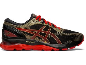 Asics Scarpe running Gel Nimbus 21, Uomo -Art. 1011A257-001 (Black/Classic Red) | eBay