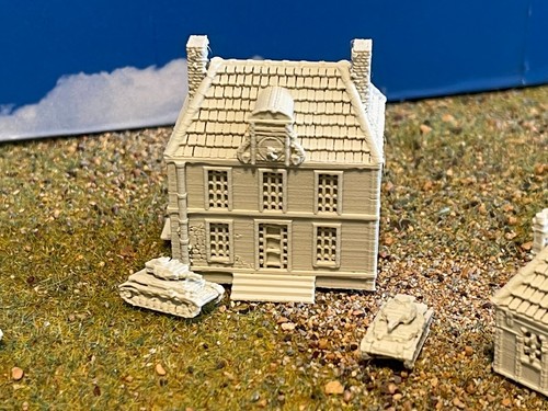 Pegasus Bridge Cafe Gondree Church Town Hall House Benouville Normandy 6mm WW2 - Picture 35 of 49