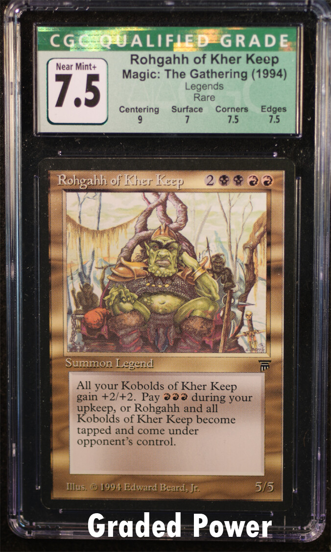 Legends Rohgahh of Kher Keep CGC 7.5 (6039) Magic MTG | eBay