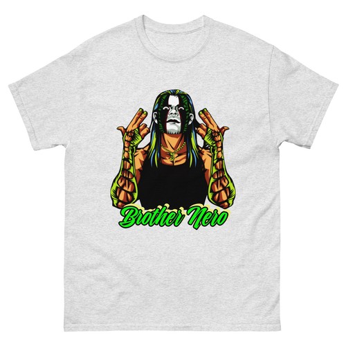 Brother Nero Tee, Jeff Hardy Face Paint, Pro Wrestling Tee, Jeff Hardy Tshirt - Picture 11 of 12
