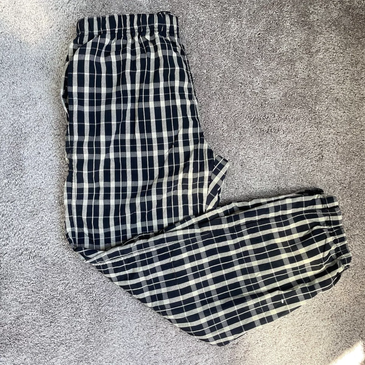 supreme Nylon Plaid Track Pants