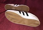 Adidas White Gold D68718 Shelltoe Sneakers Mens 6.5 w/ Removable Adiprene Insole — photo 6