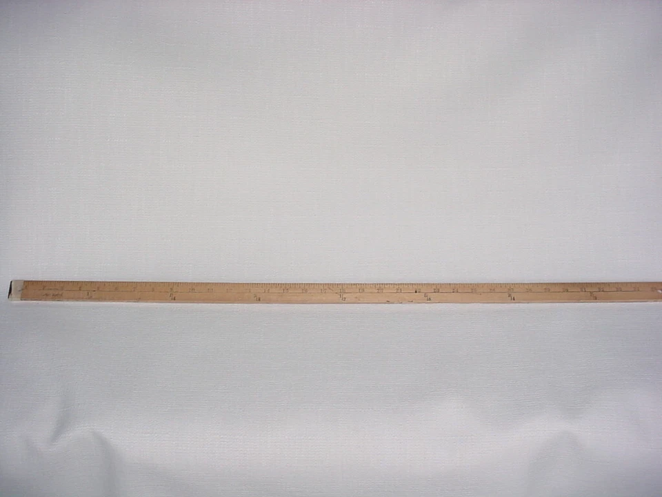 11-1/2Y Kravet Couture 35834 Cat Nap White Outdoor Chenille Upholstery Fabric - Image 2 of 4