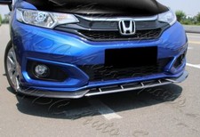 For 18-21 Honda Fit Carbon Look Style Jdm Front Bumper Body Kit Spoiler Lip 3pcs