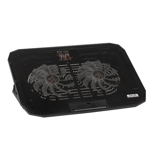 12-15.6 inch Laptop Cooling Pad Dual LED Fan 1400rpm USB Port Adjustable Height - Picture 6 of 12