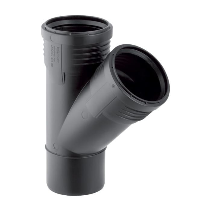 Geberit Silent PP Abzweig 390433141 DN 90/70, 45 градусов, оптимальный размер