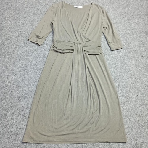 Allude Damen Kleid Größe S - 36 Grau Modal Elasthan Jersey Ungefüttert Stretch - Bild 1 von 14