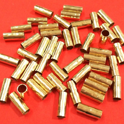 4x10 mm gehämmertes Zwischenring RÖHRE Perlen 925 Sterlingsilber oder 14kt Gold gefüllt POSTEN - Bild 11 von 12
