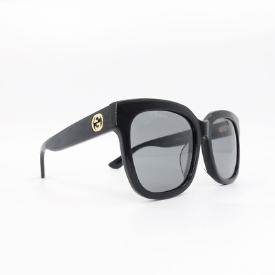 Gucci GG0034 Unisex Sunglasses Black Gray OS | eBay UK display picture 1