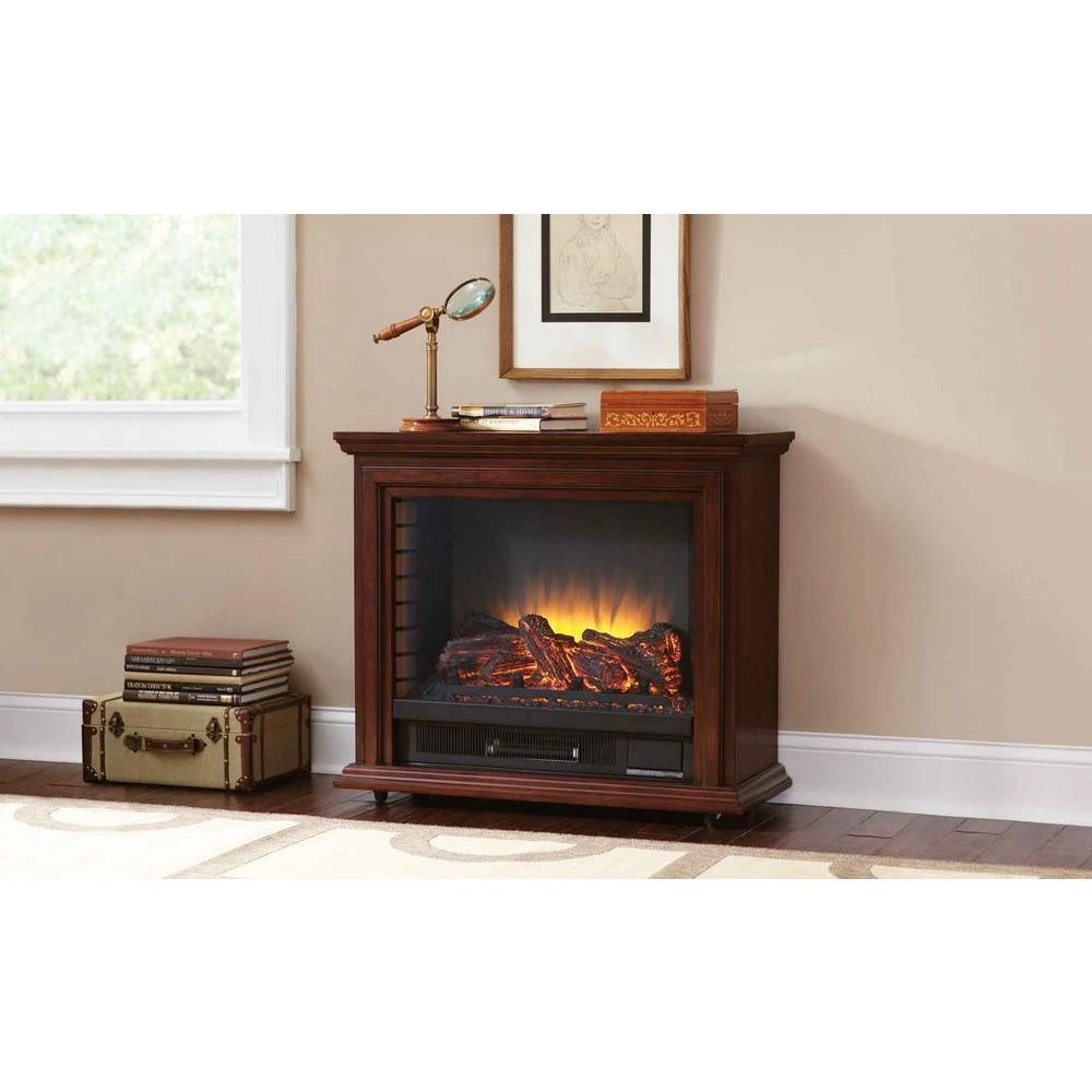 Pleasant Hearth GLF-5002-68 Sheridan Mobile Fireplace | eBay
