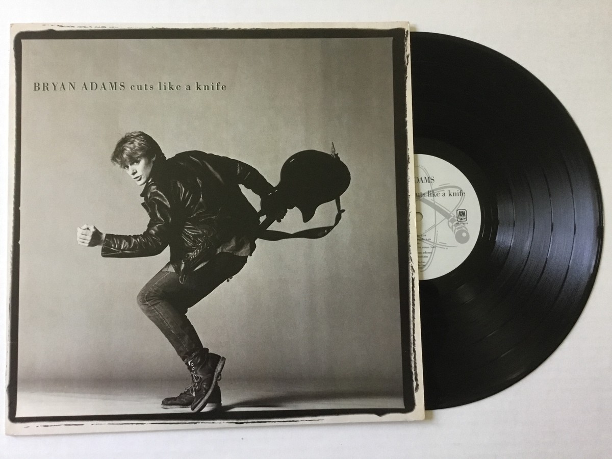 ブライアンアダムス BRYAN ADAMS Cuts Like a Knife USA '83 A&M SP-4919 Vinyl LP & inner