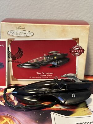 2003 Hallmark Star Trek Nemesis The Scorpion Magic Light  display picture 1