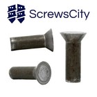 Solid Steel Countersunk Head Rivets DIN 660 - M2 M3 M4 M5 M6 M8