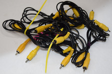 Lot of 9 USED - 3 FT. VIDEO Cable MALE TO MALE