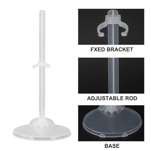 20x Doll Stand Display Holder for 11-13'' Dolls Transparent Model Support Stand - Picture 2 of 9