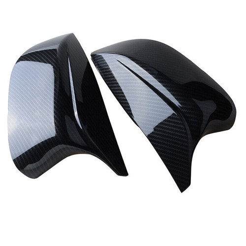 PARA 2014-2024 INFINITI Q50 Q60 M ESTILO CARBONO NEGRO REPUESTO TAPA ESPEJO CUBIERTA - Imagen 7 de 11