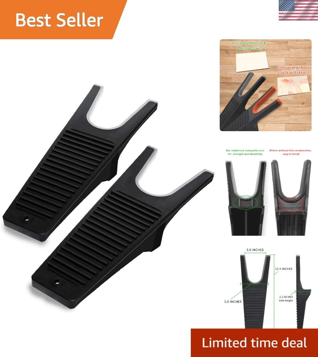 Premium Boot Puller Set of 2 with Waterproof Construction - Easy Shoe Removal
