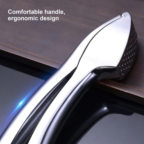Garlic Press Metal Heavy Duty Garlic Crusher Kitchen Garlic Press Crusher - Picture 7 of 12
