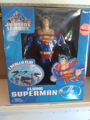 アメコミ FUSION JUSTICE LEACUE FLYING SUPERMAN Brand New 2003 Fusion Toys DC Comics Justice League Flying