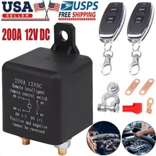Kill Switch For Car 12V 200A Dual Battery Remote Disconnect Automatic Cut Off