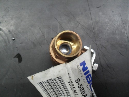 Válvula de bola de sudor de latón Nibco S-580A 1/2" 400# - Imagen 4 de 5