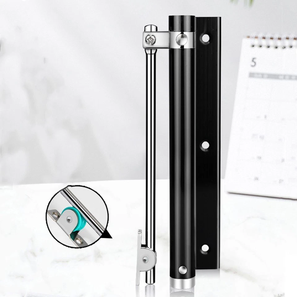 Nuevo Cierrapuertas Ajustable Aleación de Aluminio Resorte Automático Dispositivo de Cierre de Puerta. Foto 4 de 4