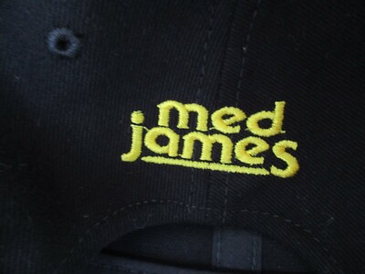 Embroidery MED JAMES Hat Baseball Cap YOUNG AN YA BLACK HAT