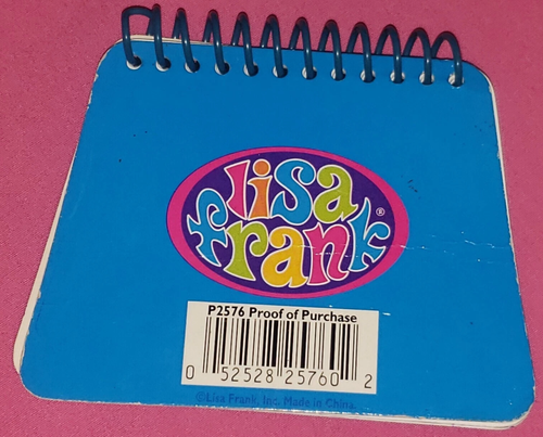 Cuaderno Espiral Niña Glamour Vintage Y2K Lisa Frank Raro Coleccionable - Imagen 2 de 2