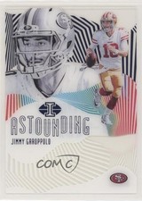 2019 Panini Illusions Astounding Blue 42/299 Jimmy Garoppolo #AST-JG 0a6