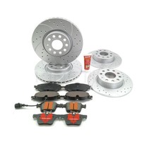 Für VW Golf 2.0 TSI 21-24 Gelocht Gerillt Vorne Ha Bremsscheiben Beläge 312/272