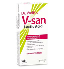 Dr Wolff's V-san Lactic Acid 7 Pessaries for Prevention of Vaginal Infections