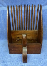 Vintage Wooden Hand Scoop Berry Picker, Berry Rake, Country Decor Display