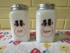 Vintage McKee Tipp City Birds on a Wire Salt & Pepper Range Shakers