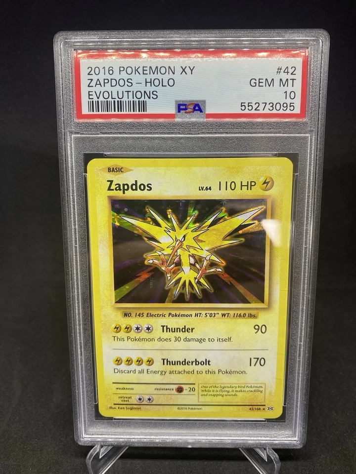 Zapdos 42/108 PSA 10 XY Evolutions Pokemon Card - Image 2 of 4
