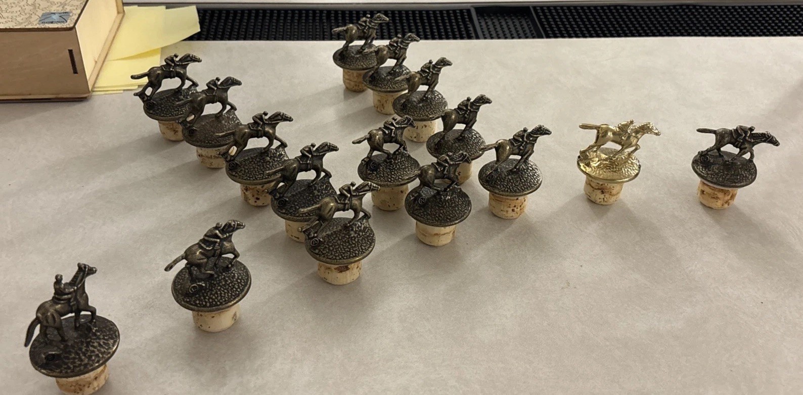 Blanton's Bottle Stoppers Horse & Jockey - Choose Your Letters B,L,A,N,T,N: