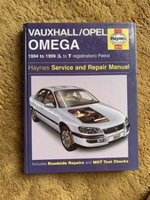 VAUXHALL OMEGA 1994 - 99 HAYNES WORKSHOP MANUAL No3510