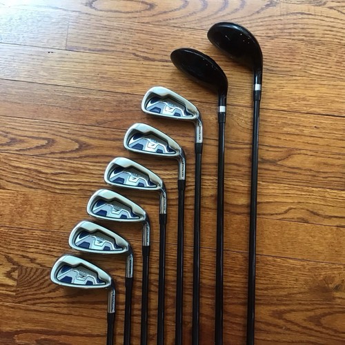 Tommy Armour Silver Scot Iron & Hybrid Set 5-PW + 3H & 4H (8 Pieces) Uniflex RH