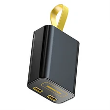 3x18650 Battery Power Bank Case Fast Charger Box  With Night Light  Free Welding