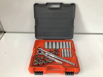 PROTO J54130T Socket Set,1/2'' Drive,30 pcs.,12 Point 60MK85
