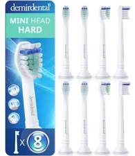 Toothbrush Heads Mini Hard Compatible with Philips Sonicare Toothbrush Heads ...