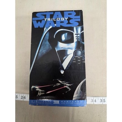 Star Wars Trilogy VHS Box Set 1995 THX Mastered Original Version 3-Tape Set
