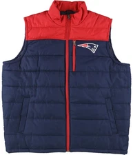 G-III Sports Mens New England Patriots Outerwear Vest