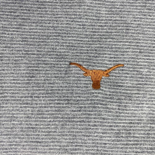 Tommy Bahama Polo Shirt Mens Medium Gray Texas Longhorns University Embroidered - Picture 2 of 11