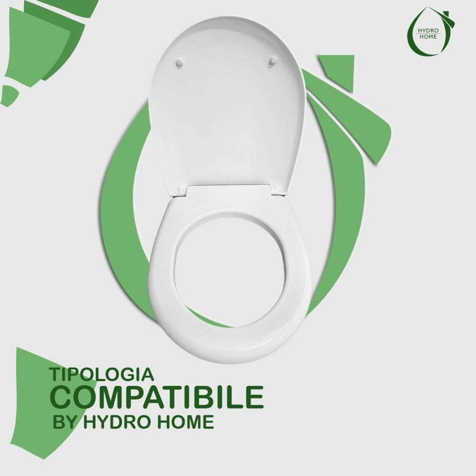 Copriwater Bowl 55 Globo termoindurente Soft Close avvolgente bianco Sgancio Rap - Immagine 4 di 4