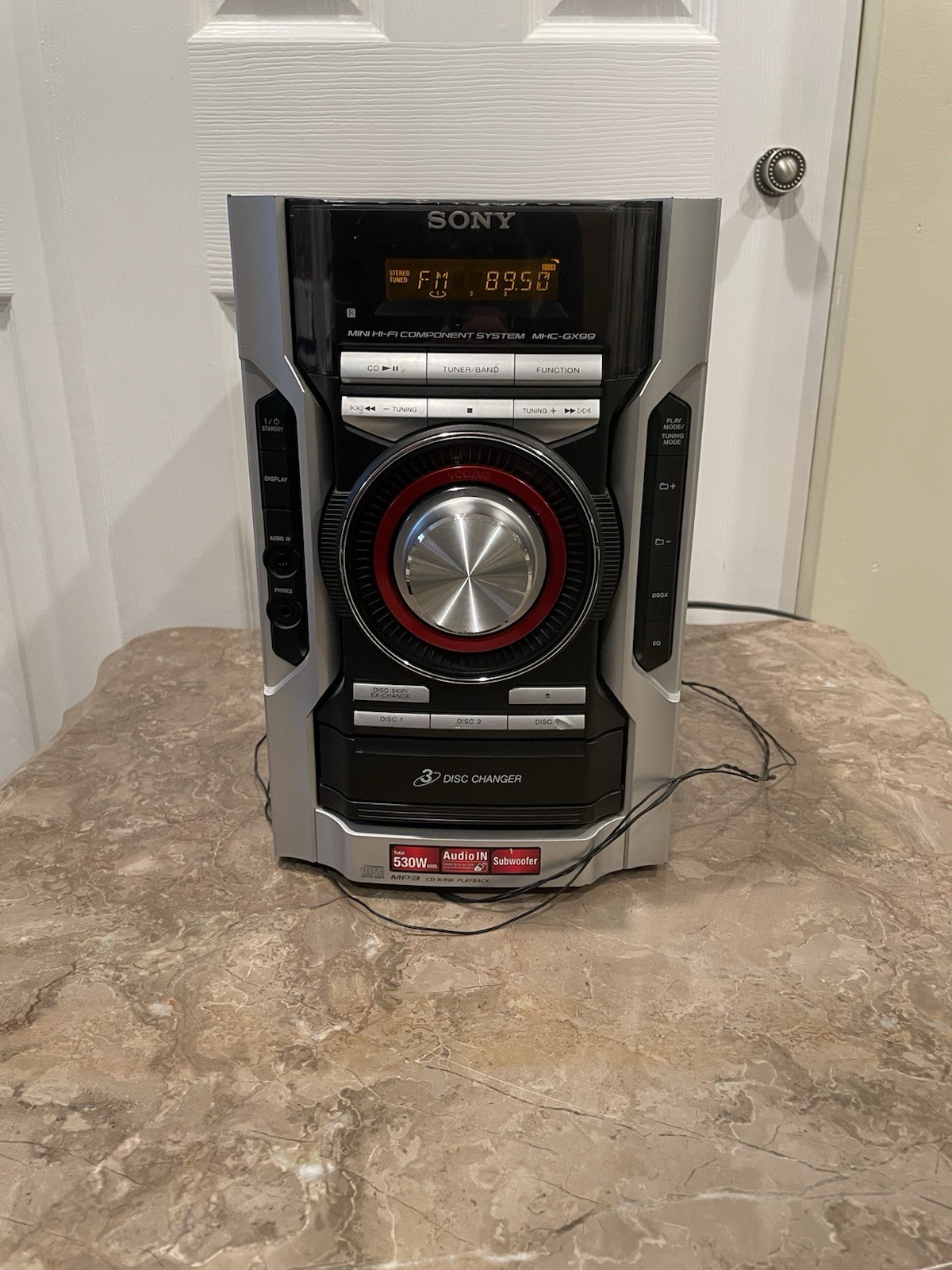 Mhc-gx99 3-cd Tuner Tested Works Tested