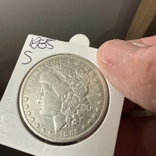 1885 S Morgan Silver Dollar VF+ Details