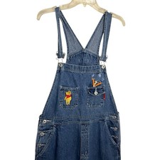 Vtg Winnie The Pooh And Tigger Denim Overalls